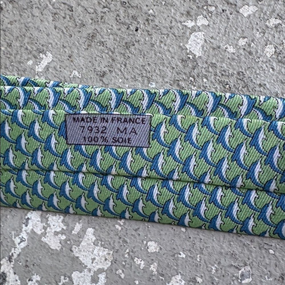 Hermes vintage dolphin tie - Picture 4 of 5